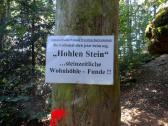  Infotafel zum "Hohlen Stein" 